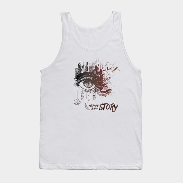 EVERY EYE A NEW STORY Tank Top by Suldaan Style